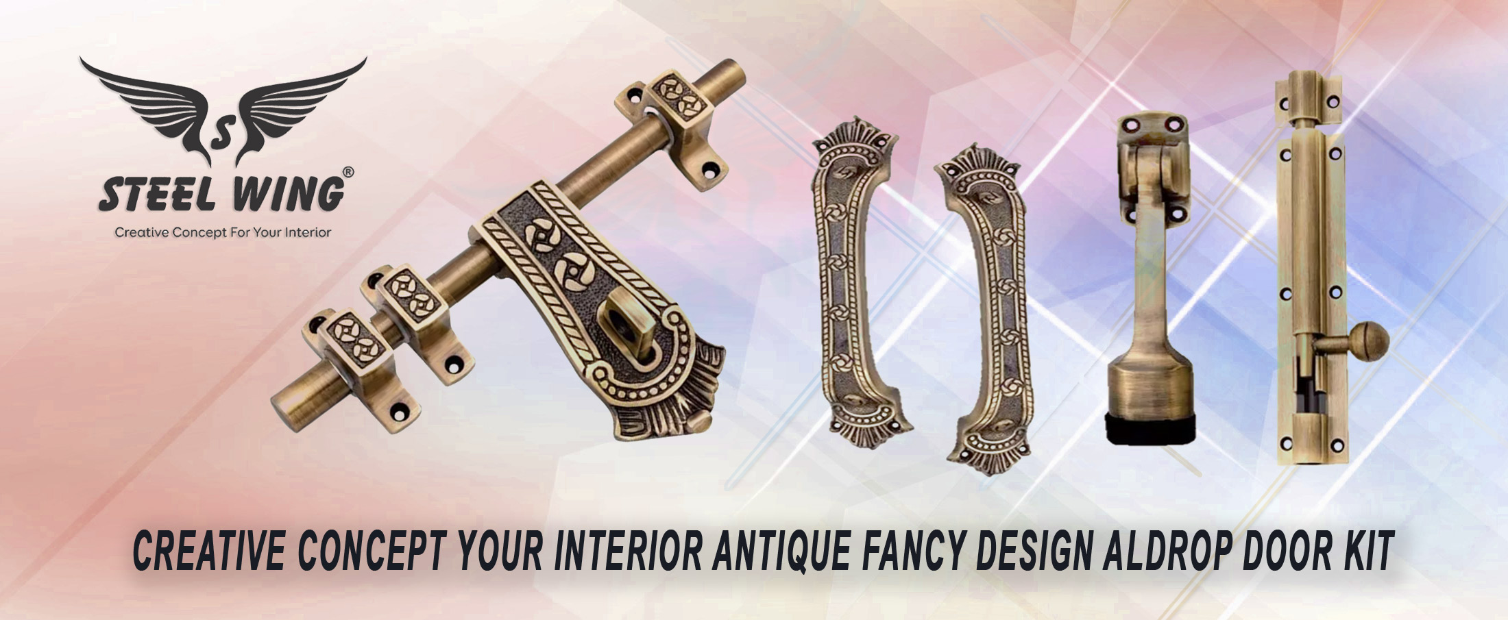 Brass Fancy Door Pull Handle Manufacturers Silver Gold Design Blooms