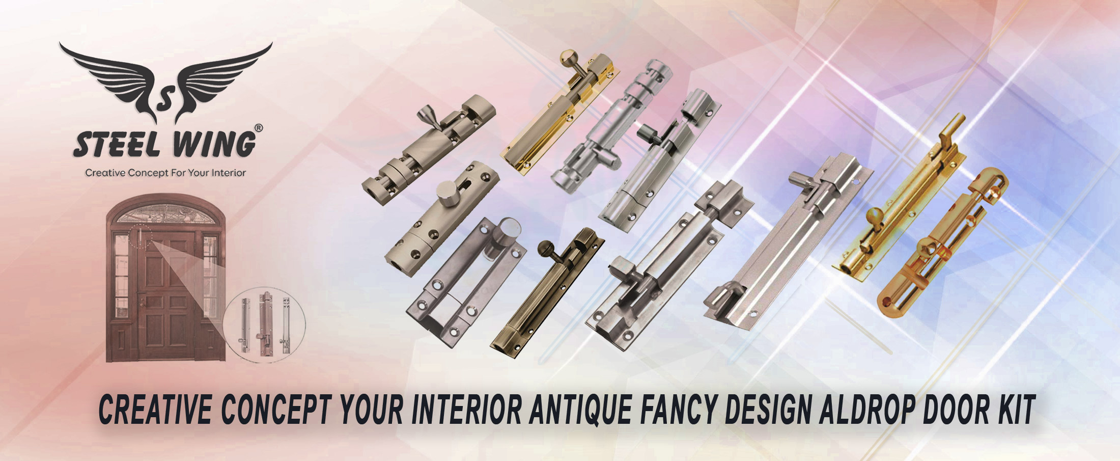 Hardware Door Latches Tower Bolt - Aluminium Silver Tower Bolt -  Brass Gold Tower Bolt Manufacturers Rajkot