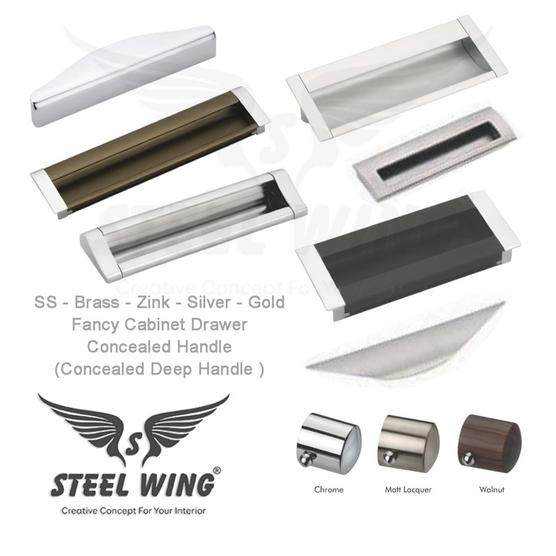 Slide Door Handle - Cabinet Drawer Concealed Handle - Deep Concealed Handle - Manufacturers