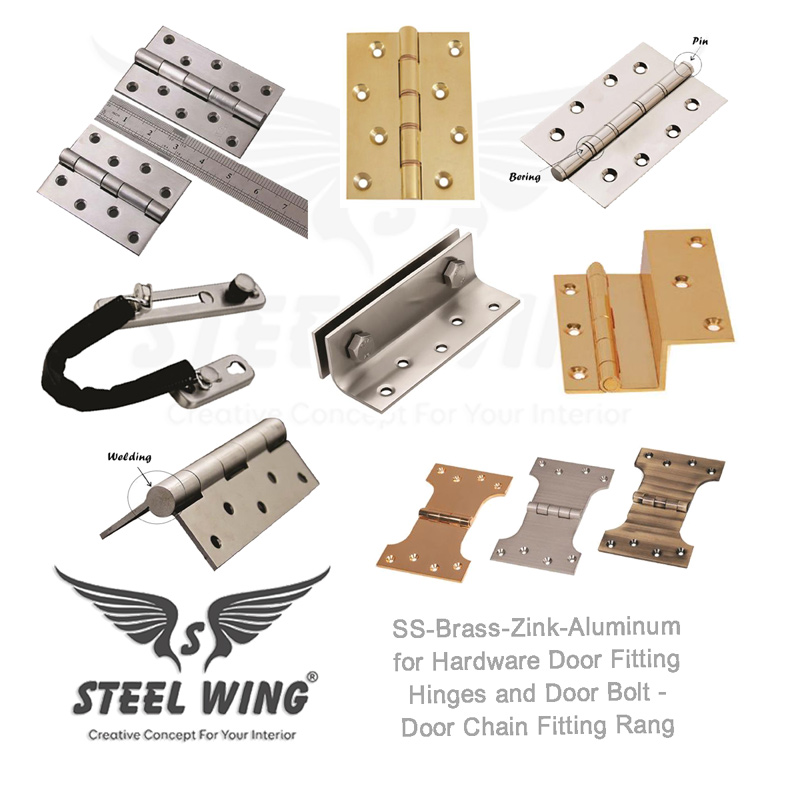 SS Brass Aluminium Door Hinges - Door Windows Fitting Hinges Manufacturers